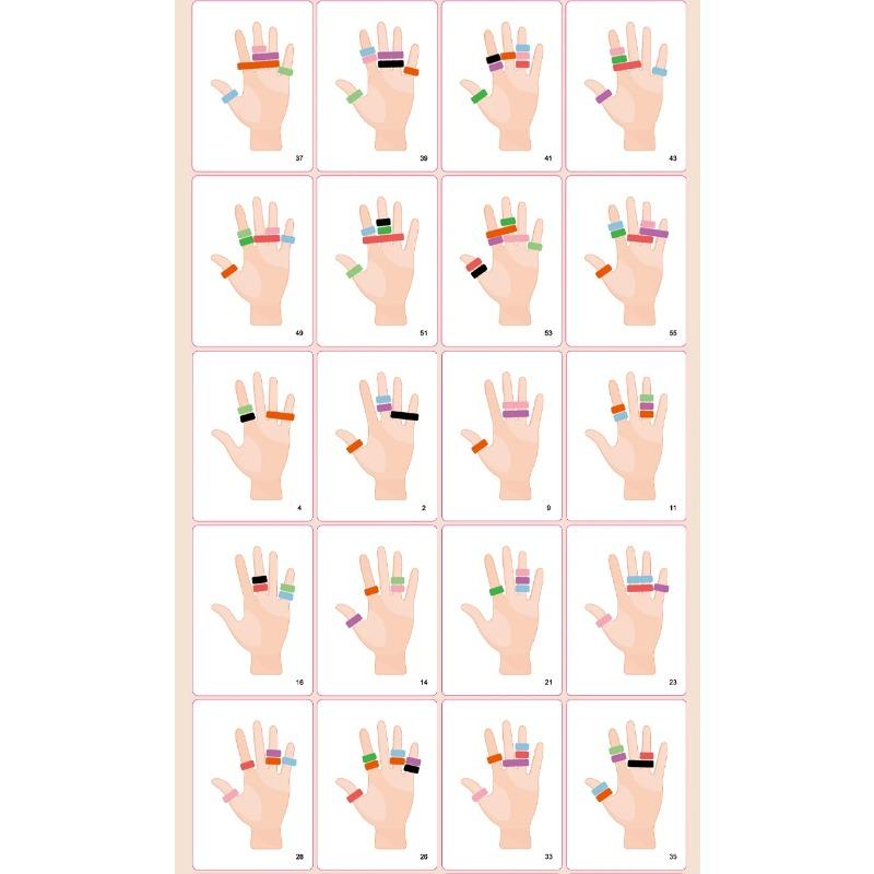 Frühes pädagogisches Denktrainingsspielzeug für Kinder, Fingerspiel mit Gummibändern und Glocke, Eltern-Kind-Interaktionsspiele