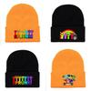 Sprunki Acrylic Knit Beanie Solid Color Print Winter Hat Unisex Design For Men Women 2023