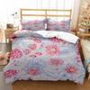 Plant Flowers Digital Comfortable Duvet Quilt Cover Pillowcase Bedding Set Children Bedroom Decoration Home Textile
