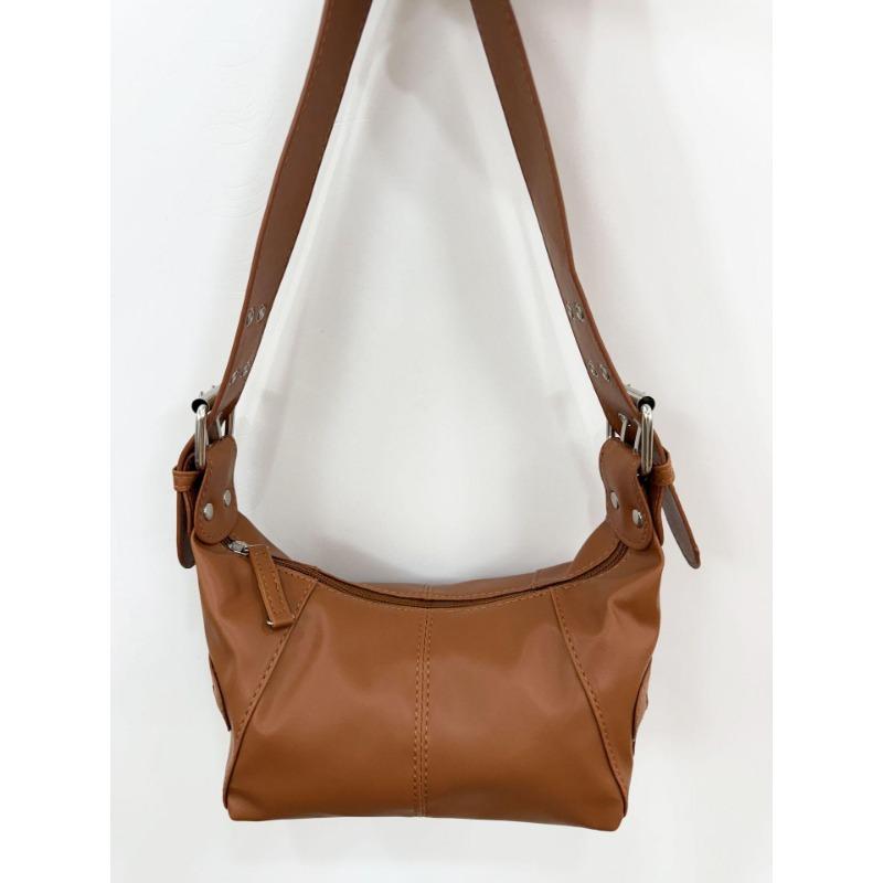 Modische Leder Reißverschluss Einzel-Schulter Hand-Held Unterarmtasche