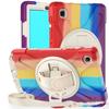 Tablet Cases for 8.7'' Samsung Galaxy Tab A7 Lite Case T225/T220/T227 Cover Rotate Hand Strap PC+Silicone Stand Shell