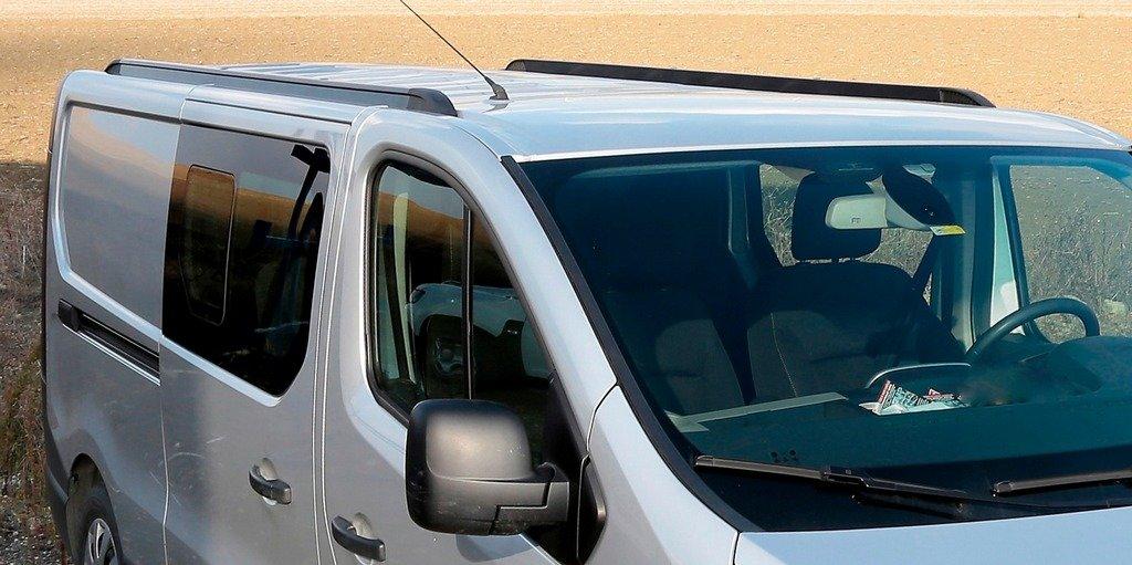 Integrated Roof Rails (black) Long Base for Opel Vivaro 2015-2019