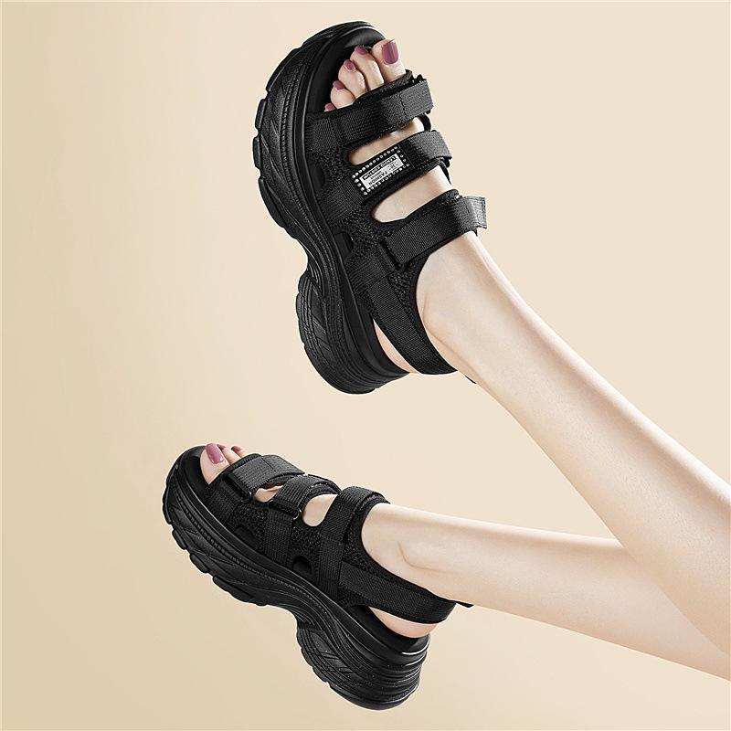 Internet celebrity platform Velcro sports sandals new fashion shoes women's summer breathable comfortable sandals