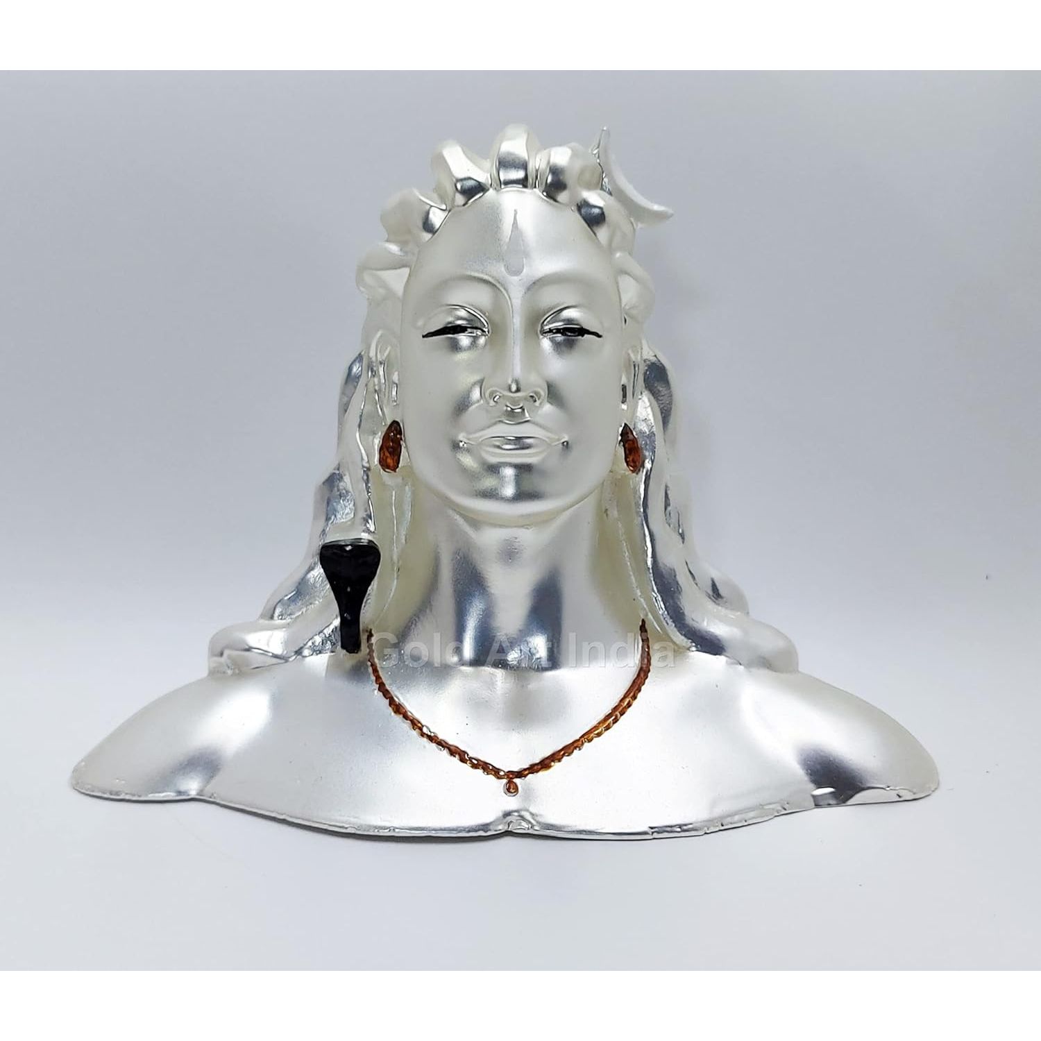 

Статуя Адийоги Шивы | Мурти Махадева | для приборной панели автомобиля, для пуджи и в подарок, Мурти Махадева, Идол, Господь Адийоги Шанкара для дома серебряный