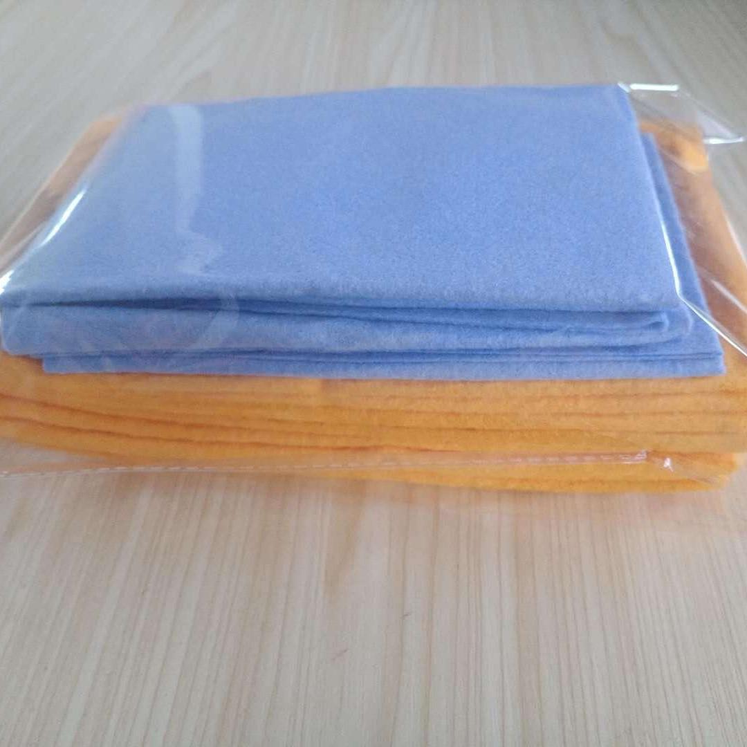 

Multifunctional Absorbent Kitchen Cleaning Cloths & Scouring Pads for TV Color Box Packaging 4 Large + 4 Small Pieces