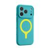 Applicable iPhone17PROMAX mobile phone case Yuan Qi Sen Lin liquid silicone magnetic suction Apple 16 all-inclusive lens anti