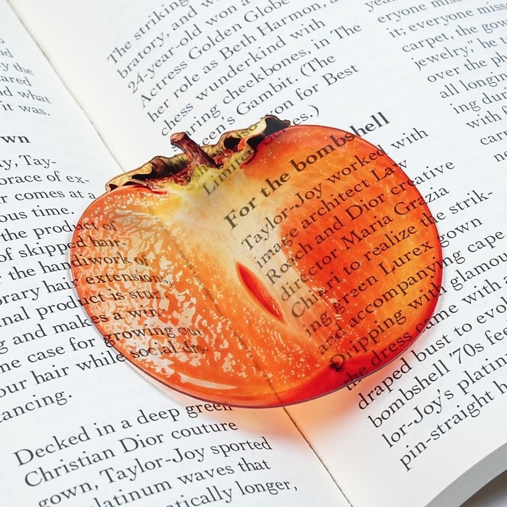 Refractive Color Translucent Bookmark Funny Pages Guide Marker Acrylic Bookmark  Note Marker