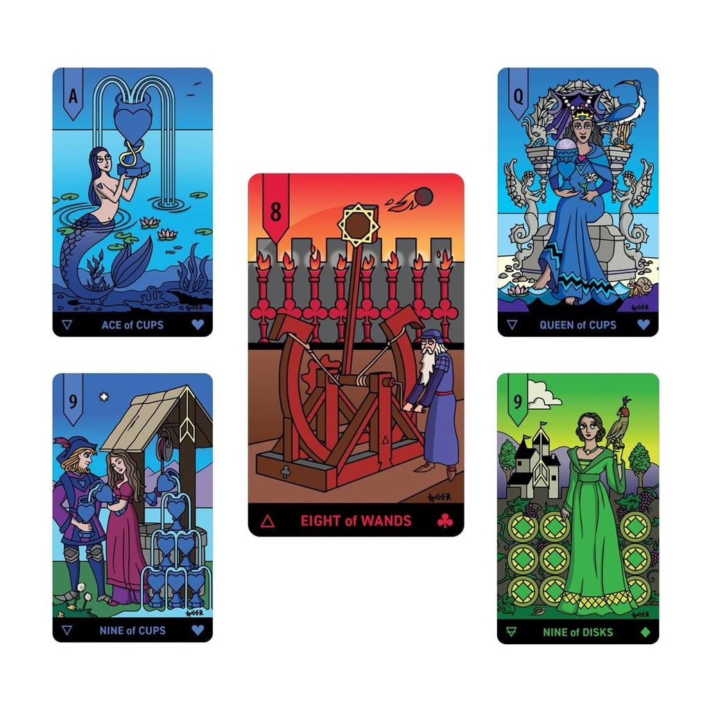 Kancharo Tarot 100 Tarot Reading Set Includes Basic Instructions and Pouch in Japanese Cards, Cards, [Allcento Tarot], (Authentic)