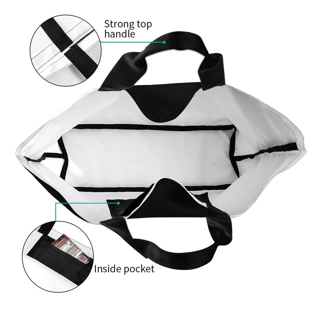 Undertale Body Shopping Large Capacity Tote The Makeup Eco Convenience Store Shopping Durable Convenience 50cm Wide X 40cm High X 15cm Thick [JMI]