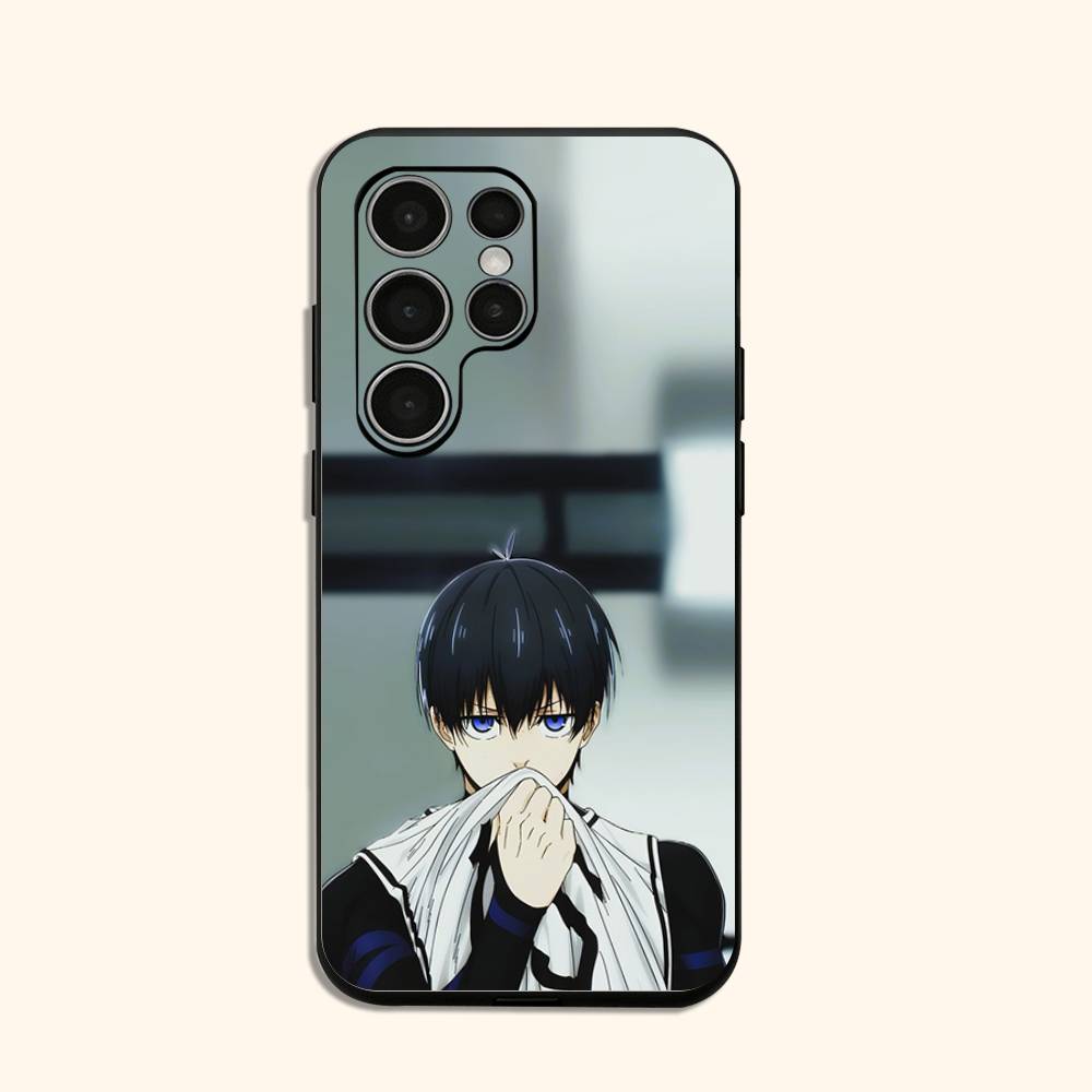 

B-Blue Lock Phone Silicone Case for Samsung Galaxy S 24,22,20,23,21,20 Ultra Plus Lite 5G Print Silicone Cover Samsung S20plus5G