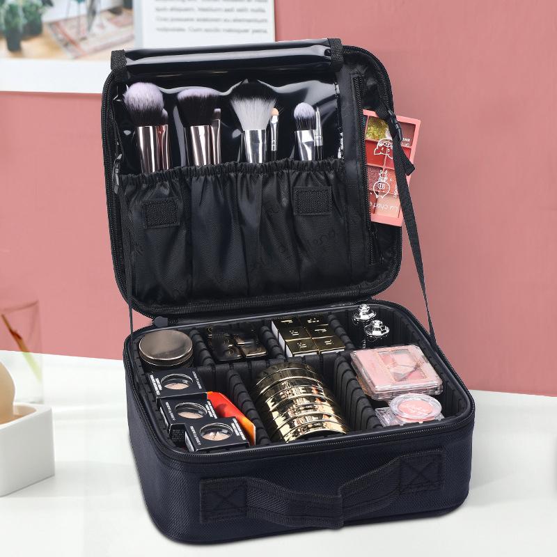 Neue Make-up-Tasche für Frauen, wasserdicht, notwendig, für Schönheitspinsel, Stickerei, Werkzeug, Aufbewahrung, Kosmetiktasche, professionelle Make-up-Box