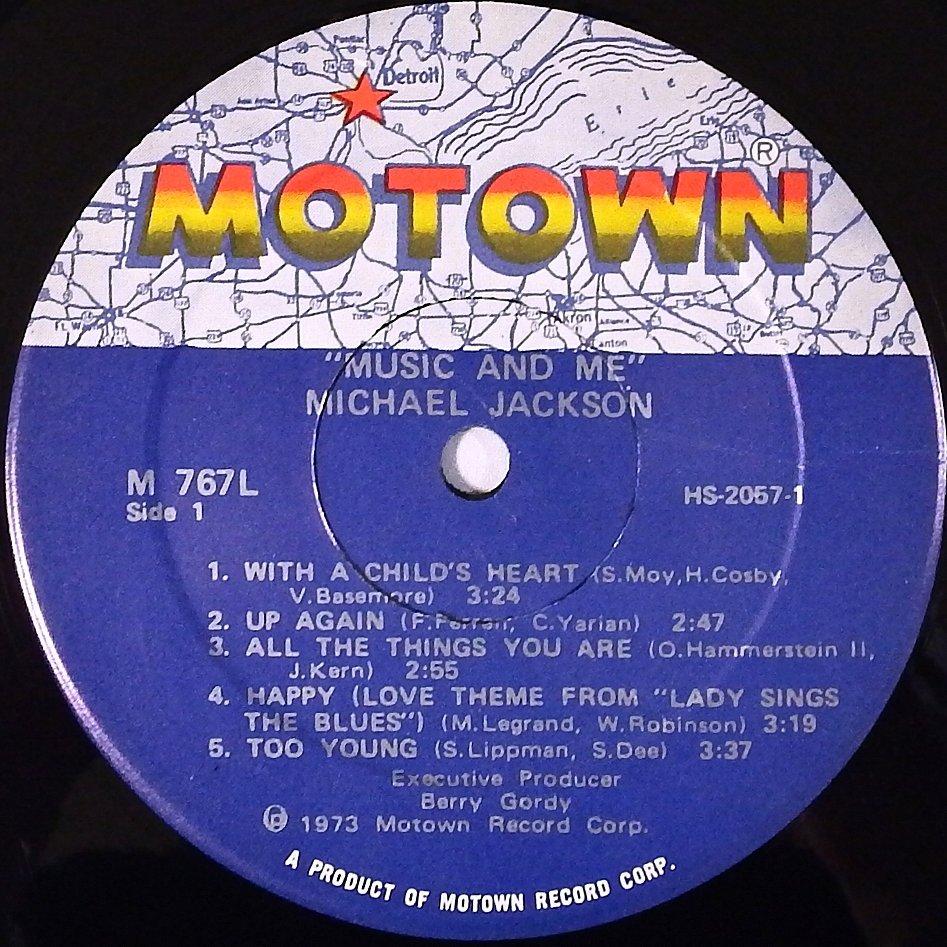 [USED] Michael Jackson Music & Me US Original Master Recording Analog LP Masterpiece