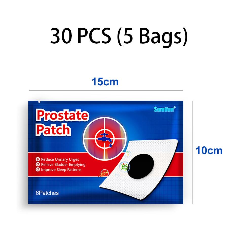 Sumifun 6/12/30 PCS Prostate Swelling Patch Navel Health Patch Relieved Urinary Frequency Urgency Male Private Area Health Care Increases Confidence