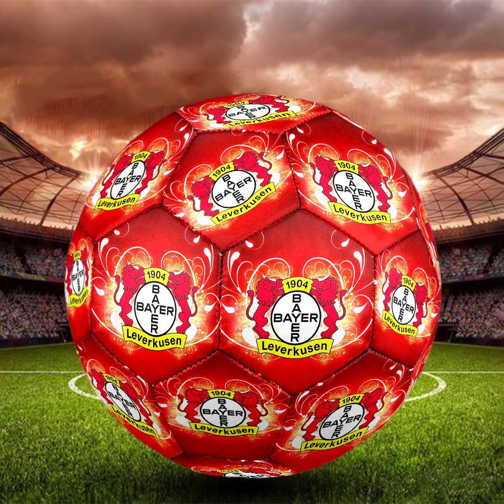 Leverkusen Germany  Indoor Soccer Ball Colorful All Ages Machine Stitched PVC Competition Ready Durable High-Bounce SIZE 5 Football.