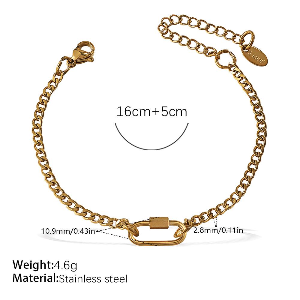 Japan And South Korea Fashion Niche Bracelet Necklace Women'S Personality Design Versatile Jewelry Does Not Fade Popular Trend