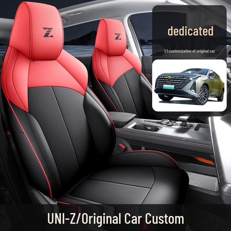 UNIZ Special Full Leather Car Seat Cushion - Universal Fit, Four Seasons, New Model