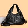 Handbag Women's PU Shoulder Bag Middle-aged And Elderly Mother Bag