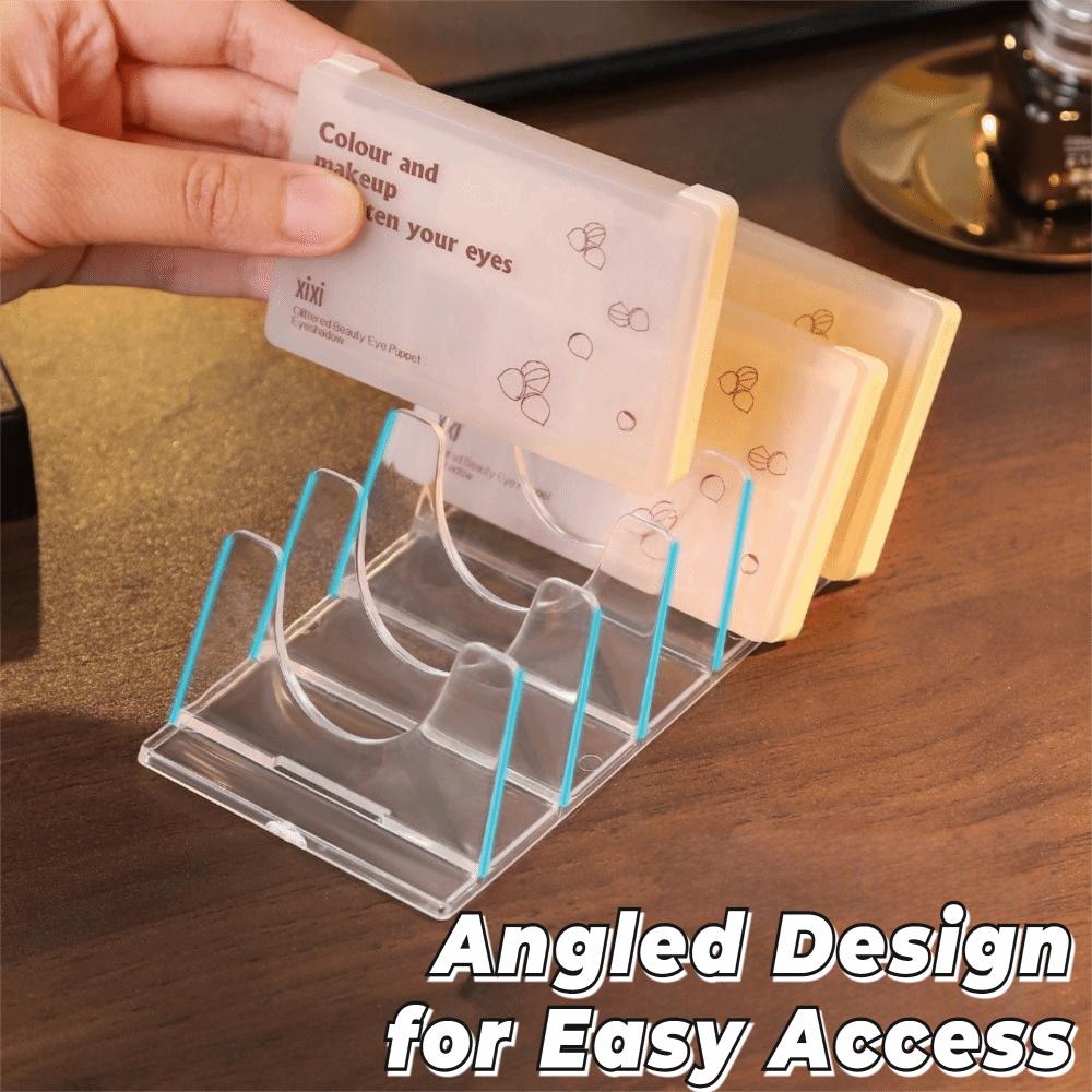 Multi-Function Cosmetic Stand Acrylic Blush Powder Storage Tray Durable Cosmetics Tools Stand
