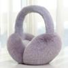 Morbido peluche scaldino per le orecchie inverno caldo paraorecchie per donna uomo moda colore solido paraorecchie protezione dal freddo esterno paraorecchie copertura per l'orecchio