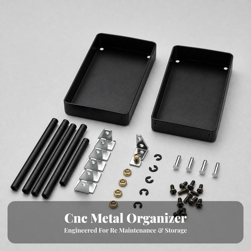 Lightweight RC Crawler Accessory Space-Saving Rolling Service Cart