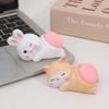 Pinchable Cartoon Butt Decompression Toy - Soft, Elastic Desktop Ornament
