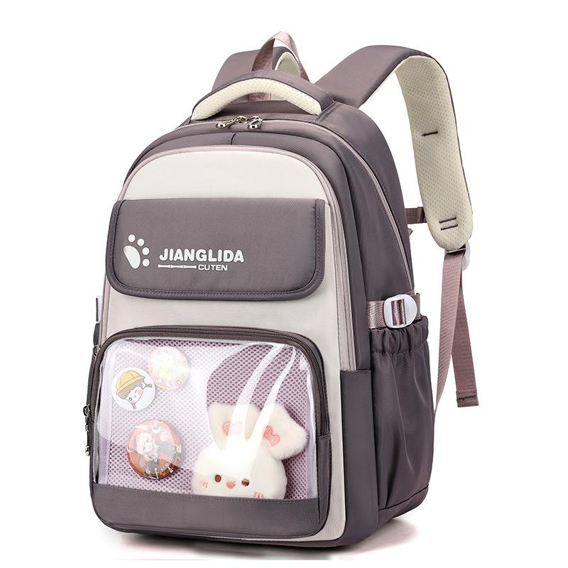 

Детские школьные ранцы для мальчиков, детский рюкзак для начальной школы, большой ортопедический рюкзак, водонепроницаемый школьный ранец, большая сумка для книг, Mochila Infantil фиолетовый