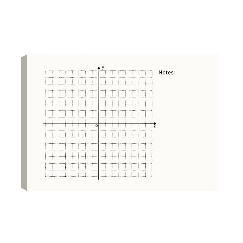 Tearable Notepad 64K Draft Book Minimalist Quadrant Drawing Paper Math Exercises