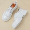 Fashion New Men's Designer Wedding Thick-soled Elevator Brogues Shoes Gentleman Business Flats Dress Homecoming Footwear