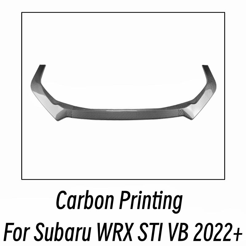 For Subaru WRX STI VB 2022+ Bodykit Car Front Bumper Splitter Spoiler Diffuser Protector Guard Exterior Tuning Accessories Part
