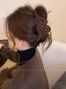 Premium Coffee-Colored Frosted Hairpin - Large All-Match Shark Clip for Elegant Hairstyles