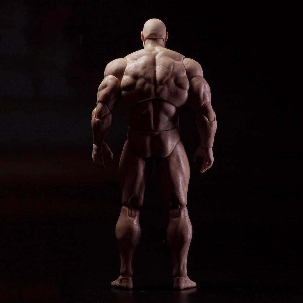 Fremego 1/12 Scale Male Action Figure 6-Inch Flexible Muscular Comic Character Body Series
