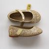 [Babyzzam] Girls' Glitter Button Flats Gold [Y053-10013]