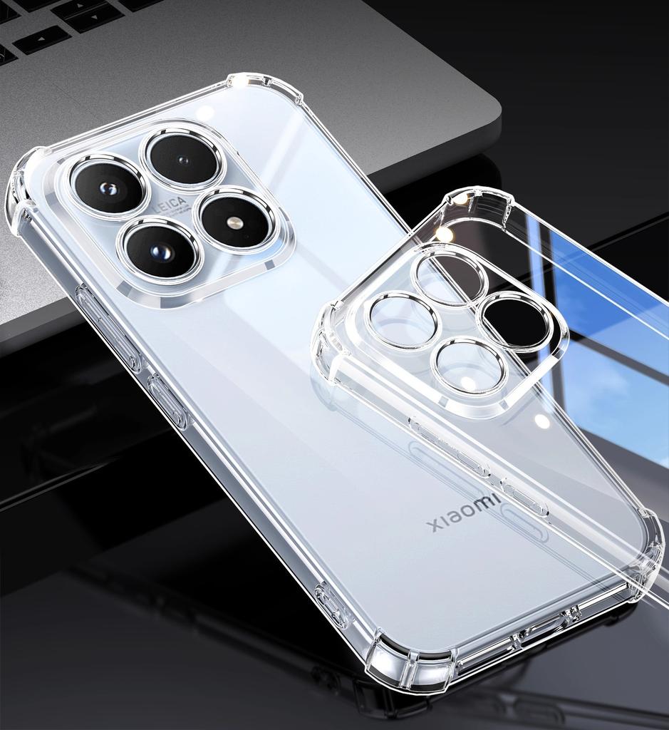EUCAGR Airbag Transparent TPU Shockproof Case For Xiaomi 17 Pro Max MI17 Back Cover Clear Shell Coque Fundas Xiaomi 17Pro Max