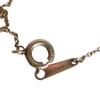 Used Good Item Canal4 Canal Yondo Sea Silver Bar Design Chain Necklace Accessory 151824121007 Gold Color Ladies Old Clothing Used USED