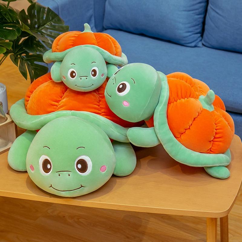 Creative Pumpkin Turtle Plush Toy Perfect Gift For Children And Girlfriend