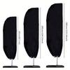 1pcs Waterproof Oxford Cloth Outdoor Sunshade Umbrella Cover Garden Weatherproof Patio Cantilever Parasol Rain Cover with Push R