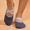 Damen Bandage Pilates Socken Silikon Anti-Rutsch Quick-Dry Yoga Socken Damen Ballett Tanz Baumwolle Sport Fitness Socken für das Fitnessstudio