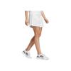 Adidas Solid Color Logo Casual Shorts Women Bottoms White HF2463