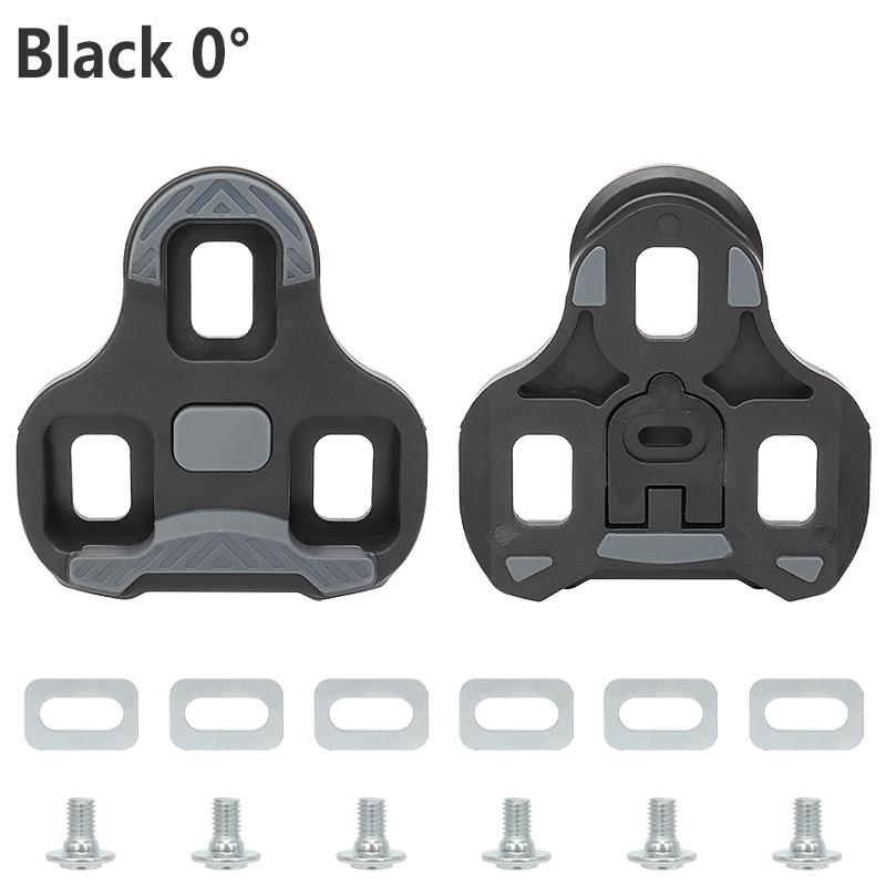 KEO Road Bicycle Pedal Cleats Self-Locking 0/4.5/9 Degree for LOOK KEO Clip Cycling Shoes Compatible with Road Bicycle Pedals 6