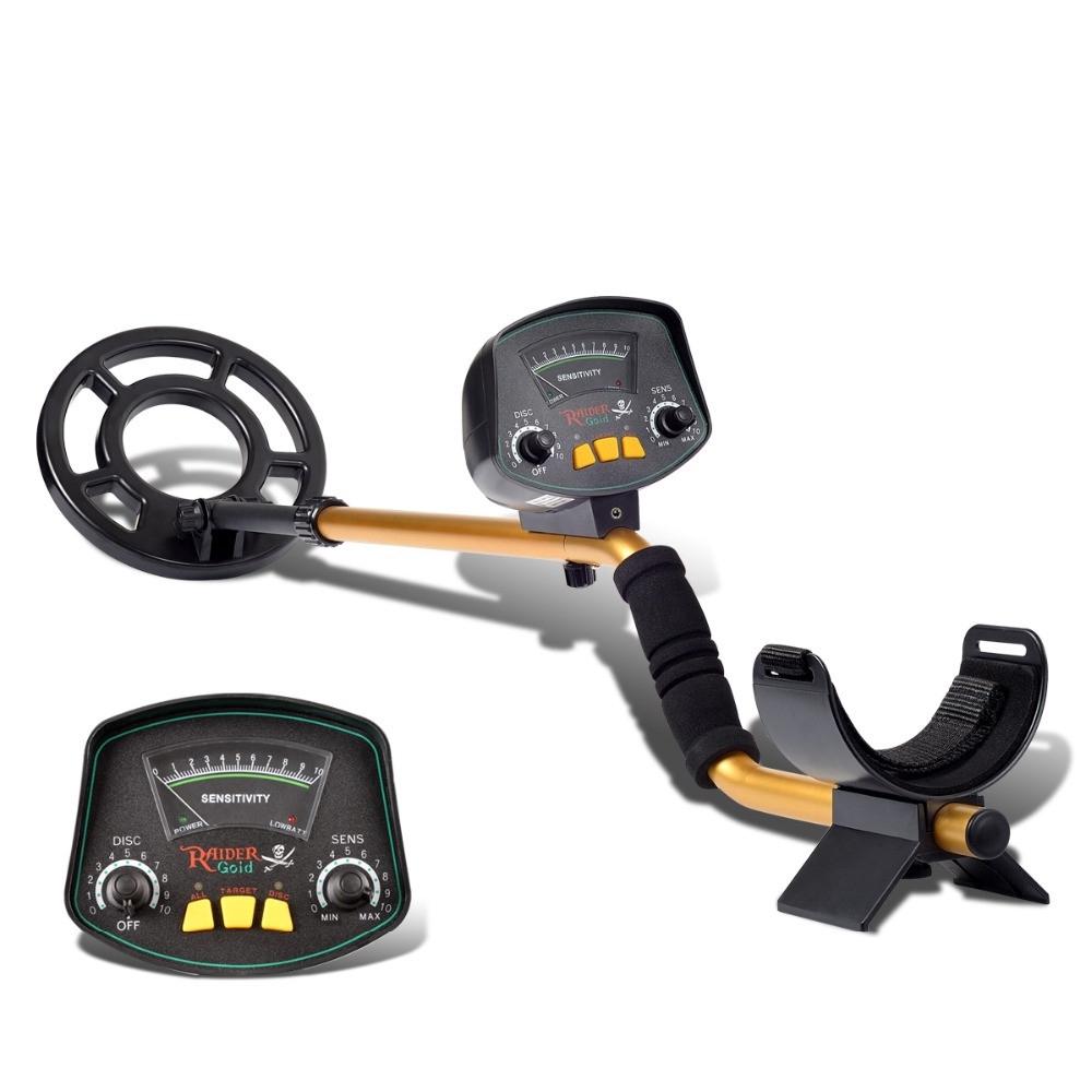 MD3009II Professional Underground Metal Detector Gold Ground Metal Detector Nugget High Sensitivity Sliver Finder Gold Gold & Black