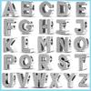 Copper Metal 26 Letter A-Z Alphabet Bead Components Charm Bead Component Compatible With Authentic Original Necklace Bracelet High Quality Fine