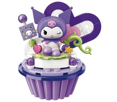 Sweets Block Kuromi Grape Cupcake