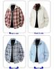 Herren Wende-Plaidjacke - Herbst/Winter Winddicht, Baseballjacke im japanischen/koreanischen Stil