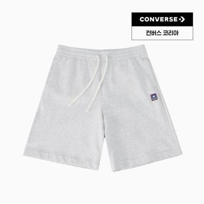 Converse Comfortable Shorts Cotton Wide Pants Light Gray Mcj788 Ggn Male feMale