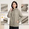Timberland Solid Color Hooded Zipper Loose UV Protection Waterproof Sun Protection Jacket Men Jacket Laurel-Oak A5NHC-DH5