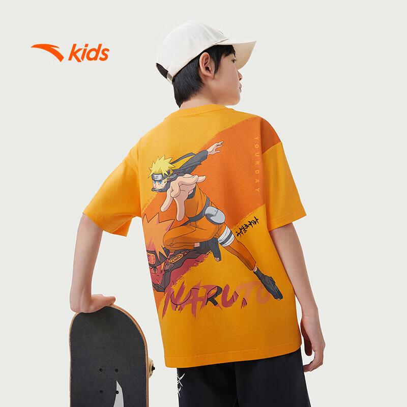 ANTA Kids Naruto Collaboration Cotton Short Sleeve T-Shirt