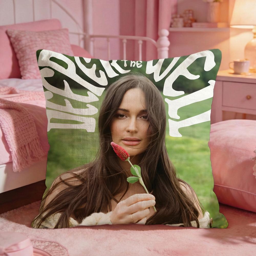 kKacey Musgraves Cushion Cover Premium Comfort Reversible Pillow Cove Two in One Design for Any Room  Car Interior
