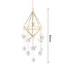 Rainbow Star Moon Wind Chimes Pendant Hanging Sun Catcher Prism Rainbow Maker Light Catcher Outdoor Window Garden Decoration