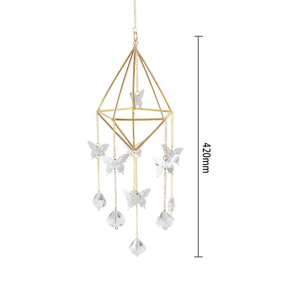 Rainbow Star Moon Wind Chimes Pendant Hanging Sun Catcher Prism Rainbow Maker Light Catcher Outdoor Window Garden Decoration