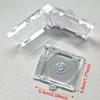 Mini Cd Keychain Album Cases Plastic Cd Cases Clear DVD Cover Bulk DVD Jewel Keyring Music Blank Mini Compact Disc Holder